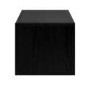 Multifunctional Small Black Ribbed Floating TV Stand - TV's up to 55" - Hazel