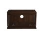 Wide Walnut Floating Bedside Table with Storage - Hiro