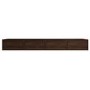 Large Walnut Floating Wall Mounted TV Stand - TV's up to 85" - Hiro