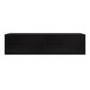 Small Black Floating Wall Mounted TV Stand - TV's up to 55" - Hiro