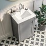 500mm Grey Freestanding Vanity Unit with Basin - Kinsley