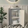 500mm Grey Freestanding Vanity Unit with Basin - Kinsley