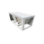 Freestanding Single Ended Left Hand Corner Shower Bath with Chrome Bath Screen with Towel Rail 1500 x 740mm - Kona