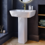 Brass Freestanding Right Hand Shower Bath Suite with Toilet and Basin - Kona