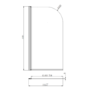 Brass Freestanding Right Hand Shower Bath Suite with Toilet and Basin - Kona