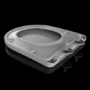 Close Coupled Closed Back Toilet with Sink on Top & Brass Fittings Cloakroom Suite - Legend