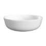 1200mm Oak Wood Effect Wall Hung Double Countertop Vanity Unit with Round Basins - Lugo
