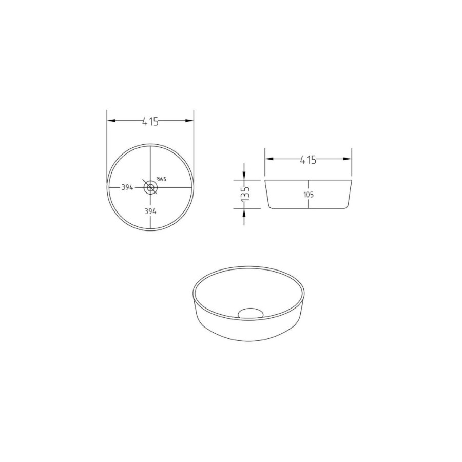 1200mm Oak Wood Effect Wall Hung Double Countertop Vanity Unit with Round Basins - Lugo