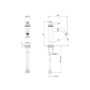 Brushed Brass Basin Mixer Tap & Bath Filler Tap with Concealed Valve Pack - Lyla