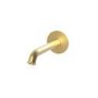 Brushed Brass Tall Basin Mixer Tap & Bath Filler Tap with Concealed Valve Pack - Lyla