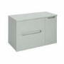 800mm Green Fluted Wall Hung Countertop Vanity Unit with Basin - Melbourne