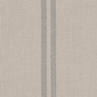 Set of 4 Beige and Blue Striped Upholstered Dining Chairs with Solid Wood Legs - Madeline
