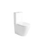 Close Coupled Rimless Closed Back Short Projection Toilet with Chrome Button and Tornado Flush - Newport