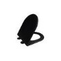 Matt Black Wall Hung Rimless Short Projection Toilet with Soft Close Seat – Newport