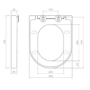 Wall Hung Rimless Short Projection Toilet with Soft Close Seat and Tornado Flush – Newport