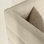 Velvet Single Day Bed with Pull Out Trundle in Beige - Newton