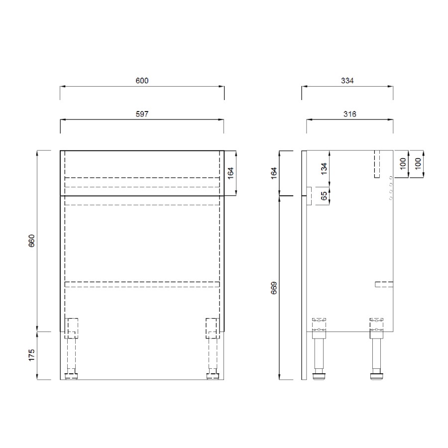 1200mm Blue Toilet and Sink Unit with Brass Fittings - Ontario