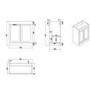 800mm Paintable Freestanding Vanity Unit with Basin - Orlando