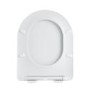 Fluted Wall Hung Rimless Toilet with Soft Close Seat, Brushed Brass Pneumatic Flush Plate, 820mm Frame & Cistern – Oregon