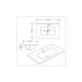 1000mm Oak Wood Effect Toilet and Sink Unit with Round Toilet and Chrome Push Button - Palma