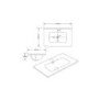 1000mm Oak Wood Effect Toilet and Sink Unit with Round Toilet and Brushed Brass Push Button - Palma