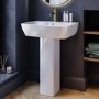 1000 x 800mm Brass Rectangular Sliding Door Shower Enclosure Suite with Toilet and Basin - Pavo