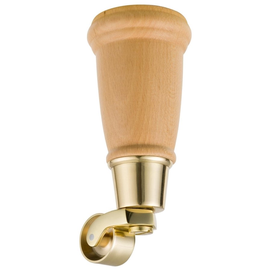 Set of 4 Light Wood Legs - Ramona
