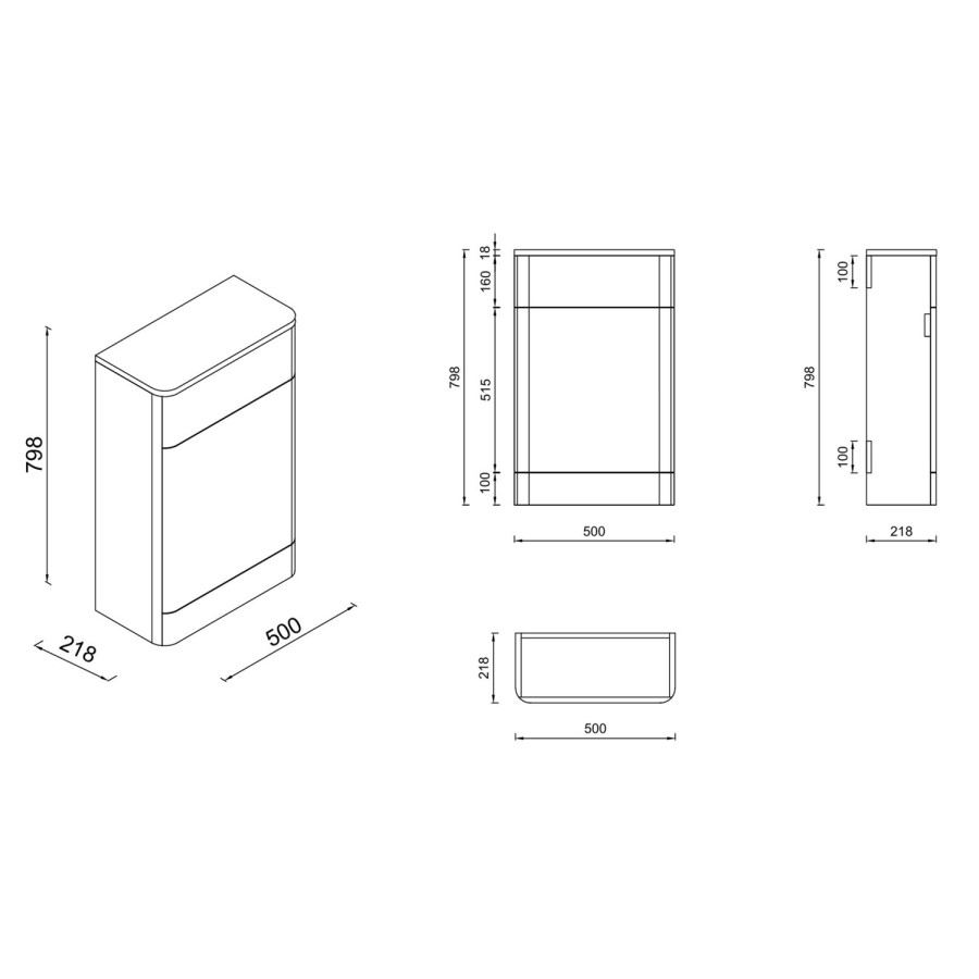 1300mm Beige Toilet and Sink Unit with Round Toilet - Pendle