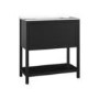 800mm Black Freestanding Vanity with Basin - Perla