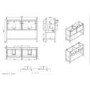 1200mm Beige Freestanding Double Vanity Unit with Basin - Perla