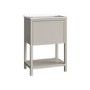 600mm Beige Freestanding Vanity Unit with Basin - Perla