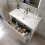 800mm Beige Freestanding Vanity Unit with Basin - Perla