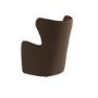 Brown Velvet Highback Accent Chair - Paloma