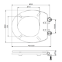 Close Coupled Traditional Toilet with Wooden Soft Close Seat & Brass Fittings - Park Royal