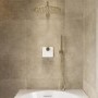 Brushed Brass 2 Outlet Concealed Mixer Shower Set With Hand Shower - Priya
