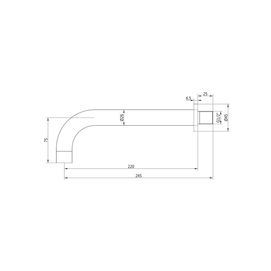 Brushed Brass 2 Outlet Concealed Mixer Shower Set With Bath Filler Spout - Priya