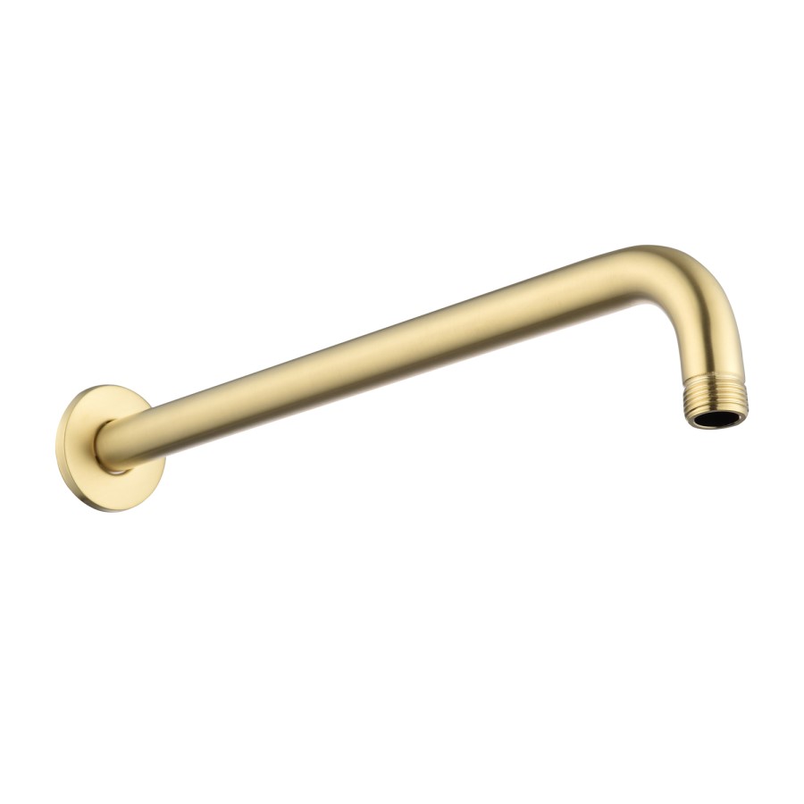 Brushed Brass 2 Outlet Concealed Mixer Shower Set With Hand Shower - Priya