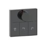 Black 3 Outlet Concealed Mixer Shower Set With Bath Filler Spout & Hand Shower with Slide Rail Kit - Priya
