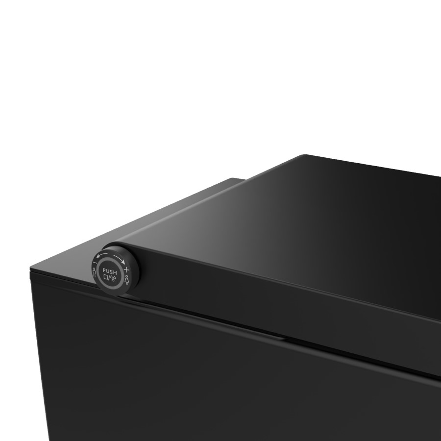 Matt Black Wall Hung Smart Bidet Japanese Toilet & Grohe Frame, Cistern and Black Flush Plate - Purificare