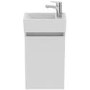 350mm Ideal Standard Eurovit+ White Right-Hand Wall Hung Vanity Unit with Basin