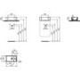 350mm Ideal Standard Eurovit+ White Right-Hand Wall Hung Vanity Unit with Basin