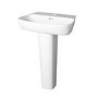615mm Full Pedestal Basin with 1 Tap Hole - Roma