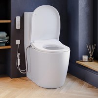 Roma Close Coupled Smart Bidet Japanese Toilet with Heated Seat - Purificare