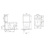 Roma Close Coupled Smart Bidet Japanese Toilet with Heated Seat - Purificare
