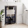 Wall Hung Rimless Toilet with Soft Close Seat, Black Pneumatic Flush Plate, 820mm Frame & Cistern – Roma