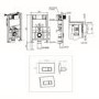 Wall Hung Rimless Toilet with Soft Close Seat, Brushed Brass Pneumatic Flush Plate, 820mm Frame & Cistern – Roma