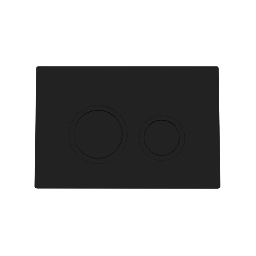 Wall Hung Rimless Toilet with Soft Close Seat, Black Mechanical Flush Plate, 1168mm Frame & Cistern – Roma