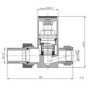 Gunmetal Grey Square Manual Straight Radiator Valves