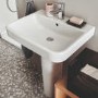 Ideal Standard i.Life B 1 Tap Hole Full Pedestal Basin 600mm 