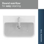 Ideal Standard i.Life S Compact 1 Tap Hole Full Pedestal Basin 550mm